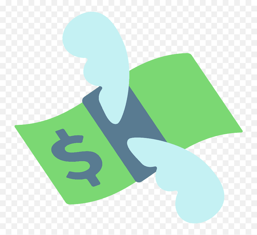 Money With Wings Emoji Clipart - Discord Emoji Gif Money,Money Emoji