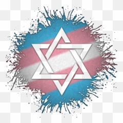 Transgender Pride Star Of David - Pansexual Backgrounds Emoji,Cross Emoticon Number Pad