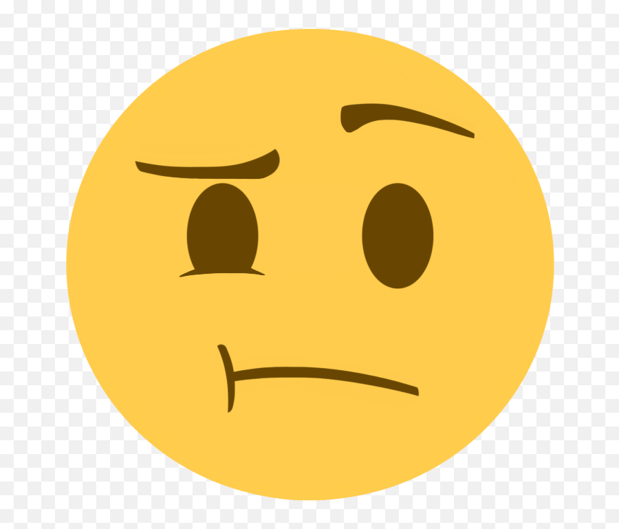 Confused Emojis - Happy,Perplexed Emoji
