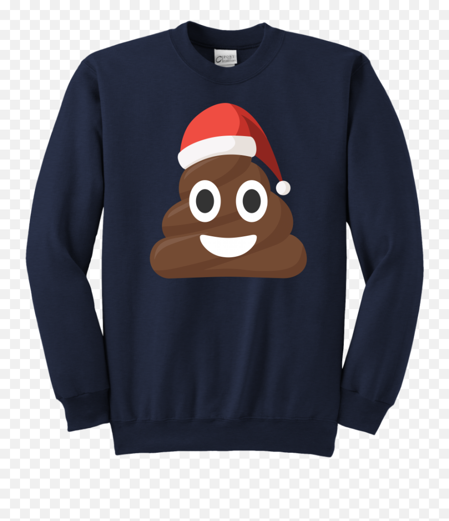 Funny Christmas Poop Emoji Santa Hat - Gucci Fortnite T Shirt,Santa Body Emoji Png
