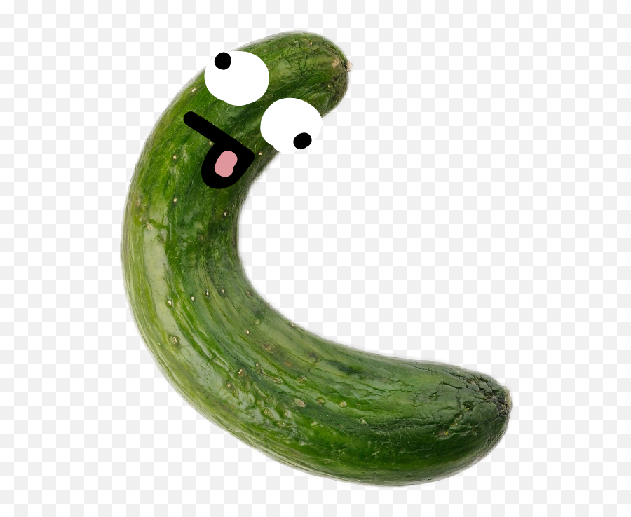 Cucumber Silly Vegetable Sticker - Gourd Emoji,Cucumber Emoji