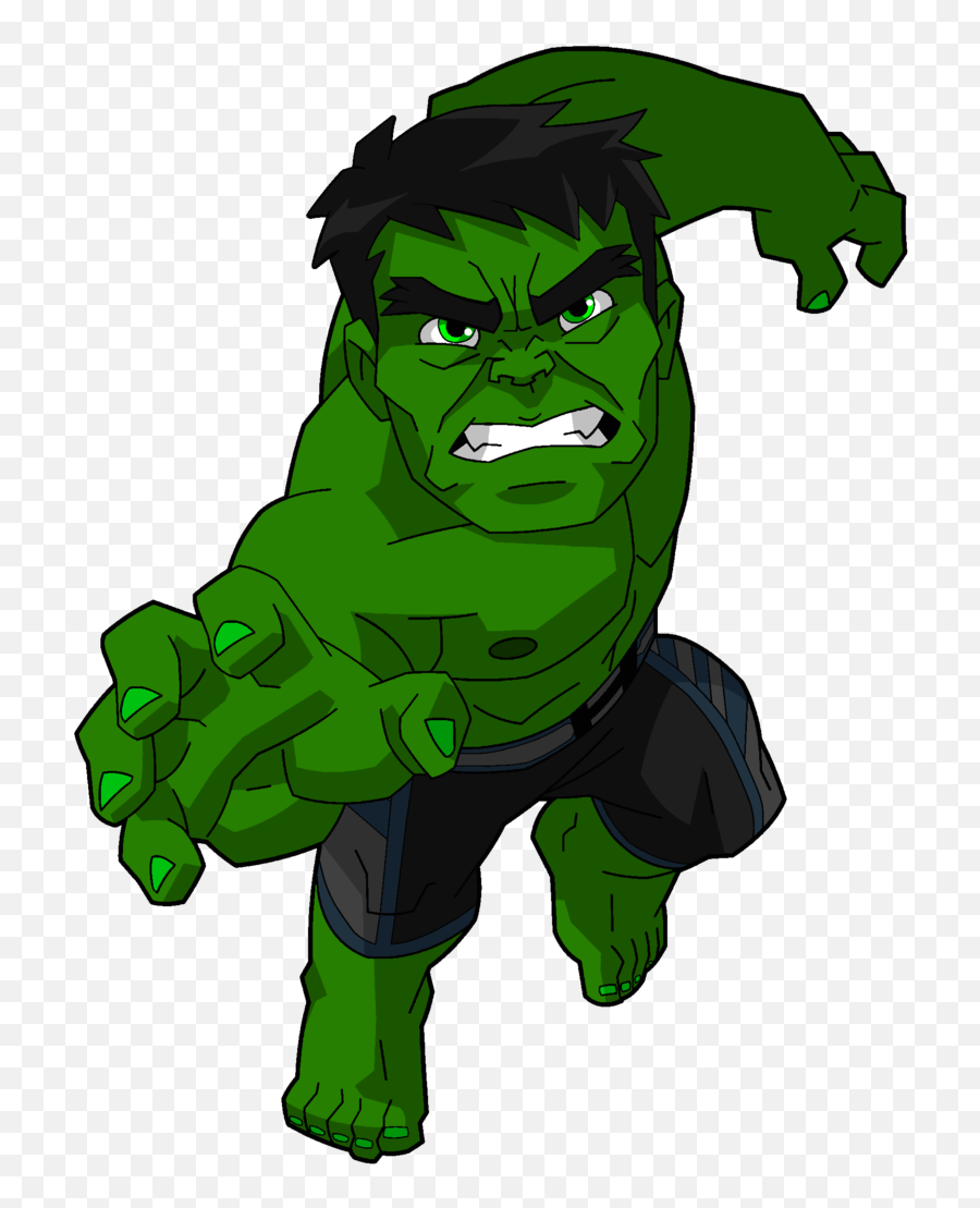 Hulk - Hulk Cartoon Emoji,Emotion Trigger Hulk