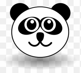 Free Funny Face Clipart Black And White Download Free Clip - Cartoon Panda Face Emoji,Hide Face Emoji