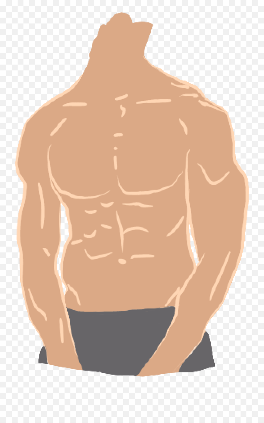 Body Man Strong Drawing Free Image Download - Strong Body Png Emoji,Bodybuilder Emotions