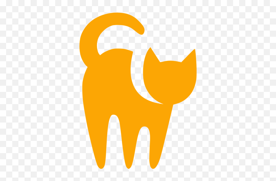 Orange Cat Icon - Cat Icon Png Orange Emoji,Orange Cat Emoticon