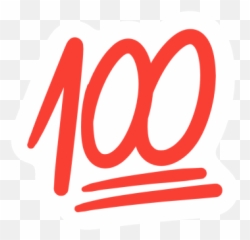 Hundred Points - Royaltyfree Gif Animated Sticker Emoji,Emoticon Sticker}