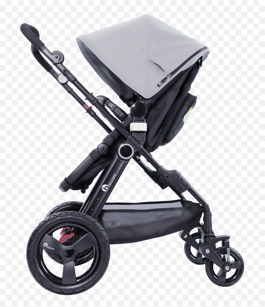 Baccani 2 In 1 Baby Pram - Solid Emoji,Baby Home Emotion Stroller