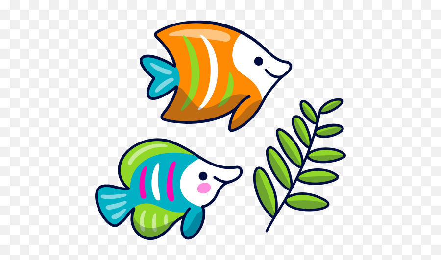 Fish Stickers - Free Animals Stickers Emoji,Fish Emoticon On Docs