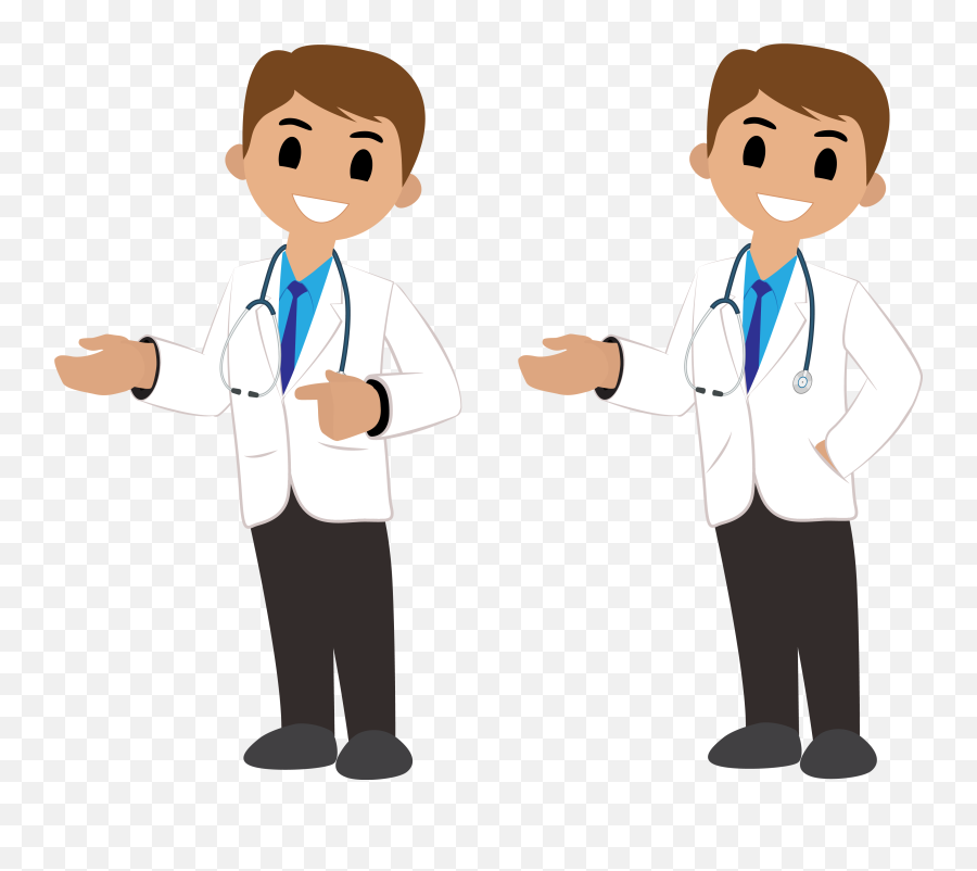 Stethoscope Physician - Vector Doctor With Stethoscope Png Emoji,Emojis At Doctors