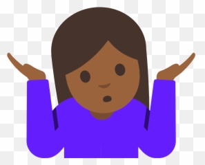 Emoji U1f937 1f3fe - Png Emoji Shruggging Shoulders,Shrug Emoticon