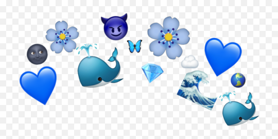 Iphone Blue Emoji Filter 315593072187211 By Chibisushi5,Iphone Shaka Emoji Graphics
