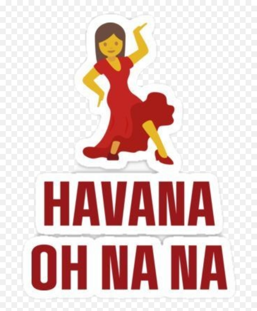 Camilacabello Havanaohnana Camilizers Camila Rojo Havan - Dancing Girl Emoji Png,Emojis On Android