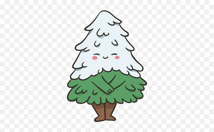 Tree In The Snow Stroke Transparent Png U0026 Svg Vector Emoji,Snowy Tree Emoji
