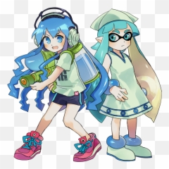 Splatoon 2 Clothing Vertebrate Fictional Character Squid Emoji,Squid Girl Emoji