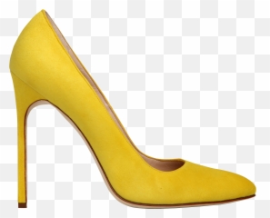 Yellow Heels Women Shoes Heels Quotes - Transparent Background High Heel Transparent Emoji,Emoji High Heels