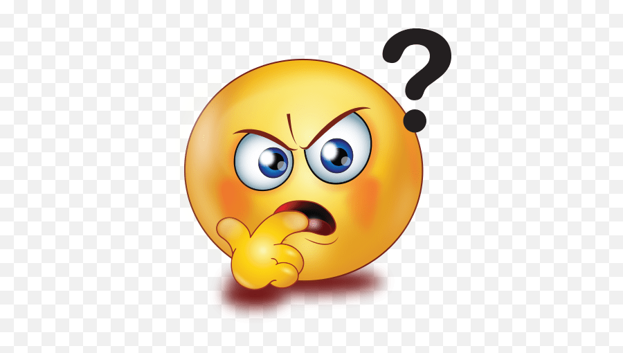Thinking Face With Question Mark Emoji - Thumbnail Use All Png,Question Emoji