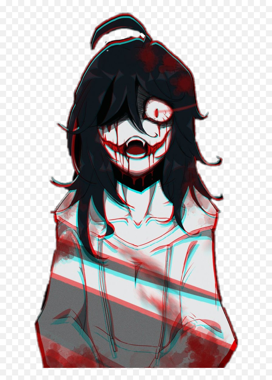 Jeffthekiller Creepypasta Scary Sticker - Fictional Character Emoji,Jeff The Killer Emoji