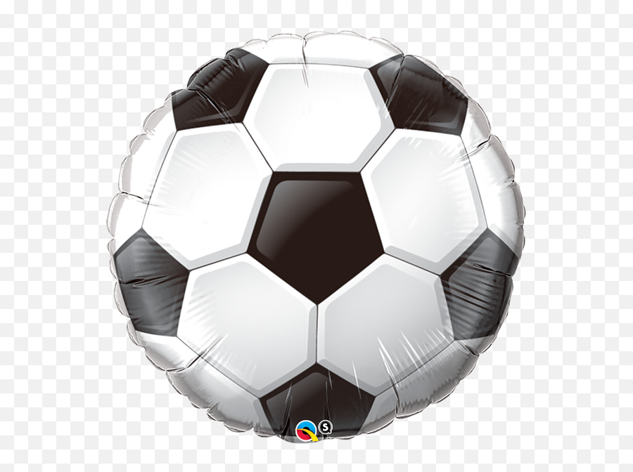 36 Super Shape Qualatex Foil Balloon - Soccer Ball Soccer Balloon Emoji,Football Emoji