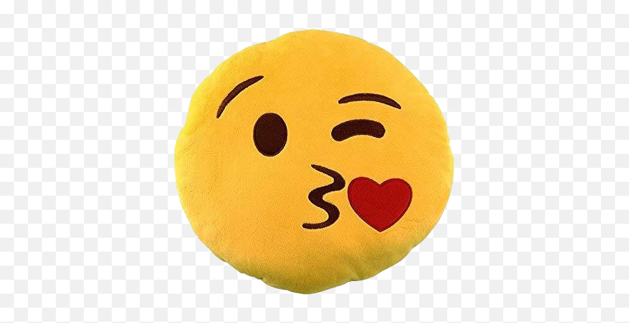 Heart Kiss Smiley Transparent Image - Emoji Pillow Price In Nepal,Kiss Emoticons Free