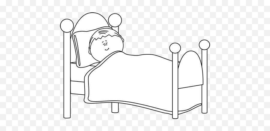 Black And White Child Sleeping Clip Art - Boy Sleeping In Bed Clipart Black And White Emoji,Black And White Photography Emotions