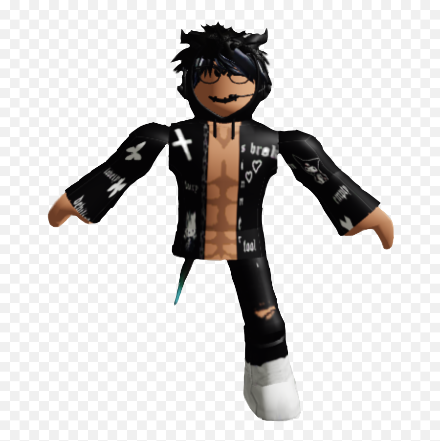 Profile - Roblox Avatar Roblox Boy Slender Emoji,Lifeguard Emoji - free  transparent emoji 