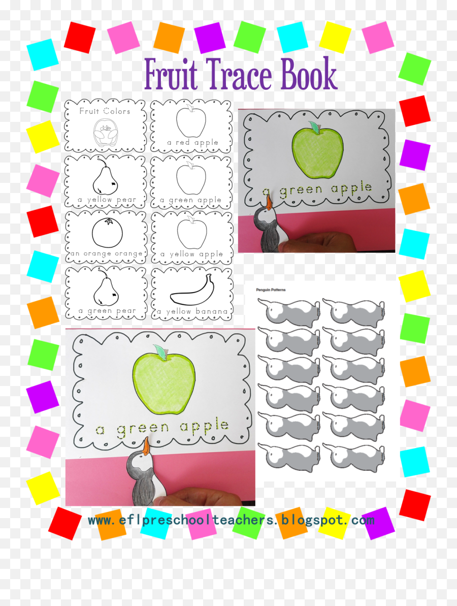 Eslefl Preschool Teachers January 2016 - Girly Emoji,Fruit Emotions Book