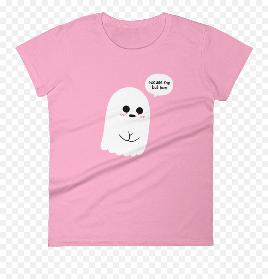Womenu0027s Tshirt Shy Ghost - Short Sleeve Emoji,Ghost Emoticon Tee
