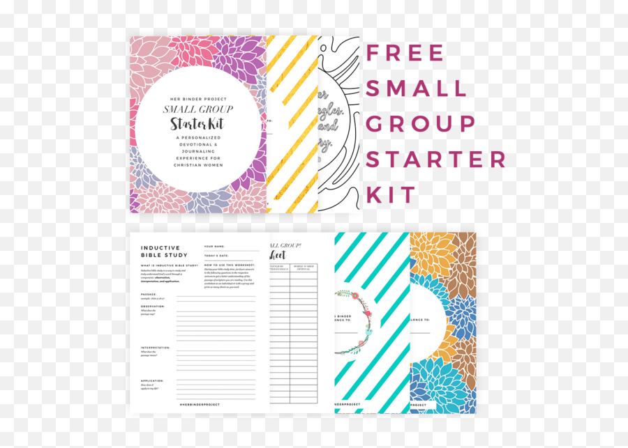 Her Binder Project - Free Small Group Starter Kit Her Horizontal Emoji,Emotion Memory Binder