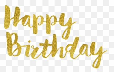 Happy Birthday Text Png Free Download - Happy Birthday In Gold Foil Emoji,Birthday Text Emoji Art
