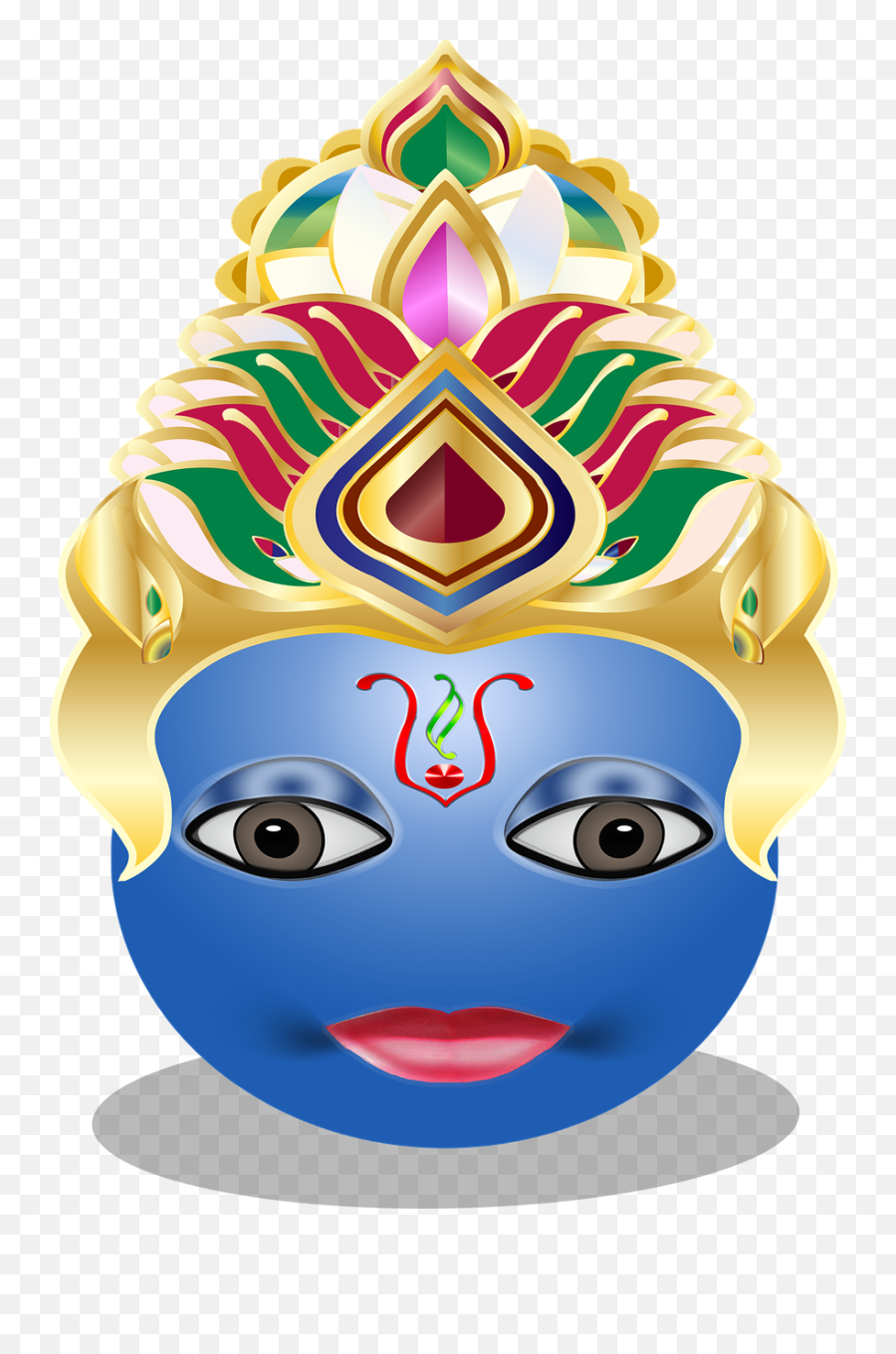 Hindu God Emojis - Vishnu Emoji,Feather Emoji