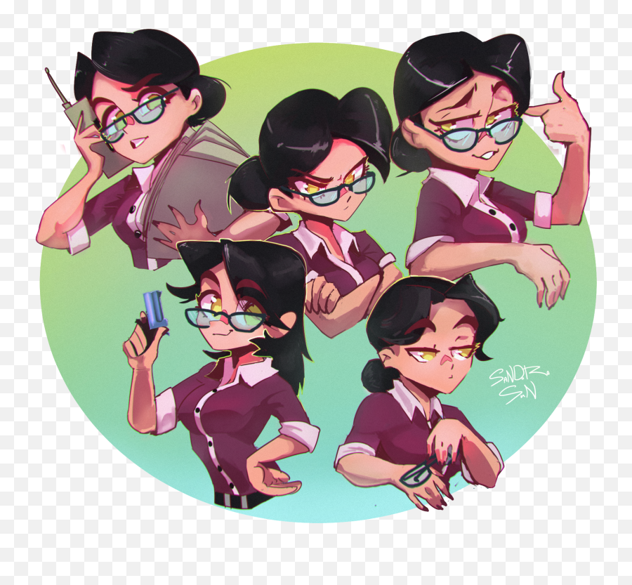 Pauling Tf2 - Fanart Tf2 Miss Pauling Emoji,Tf2 Pyro Emoticons