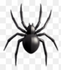 Spider Black Vsco Sticker - Spider Emoji,Black Emojis Aesthetics