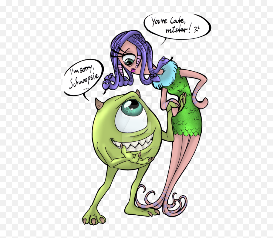 Celia Mae And Mike Clipart - Full Size Clipart 3666294 Mike Wazowski E Celia Emoji,Mike Wazowski Kawaii Emoticon