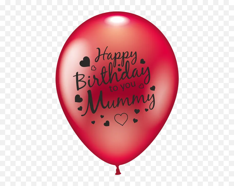 Happy Birthday Mom Latex Balloons Pack - Happy Birthday Mom Balloon Png Emoji,Birthday Emoji Chain Text