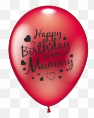 Happy Birthday Mom Latex Balloons Pack - Happy Birthday Mom Balloon Png Emoji,Birthday Emoji Chain Text