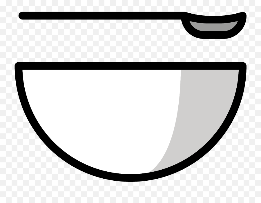 Bowl With Spoon Emoji Clipart - Empty,Soup Bowl Emoji