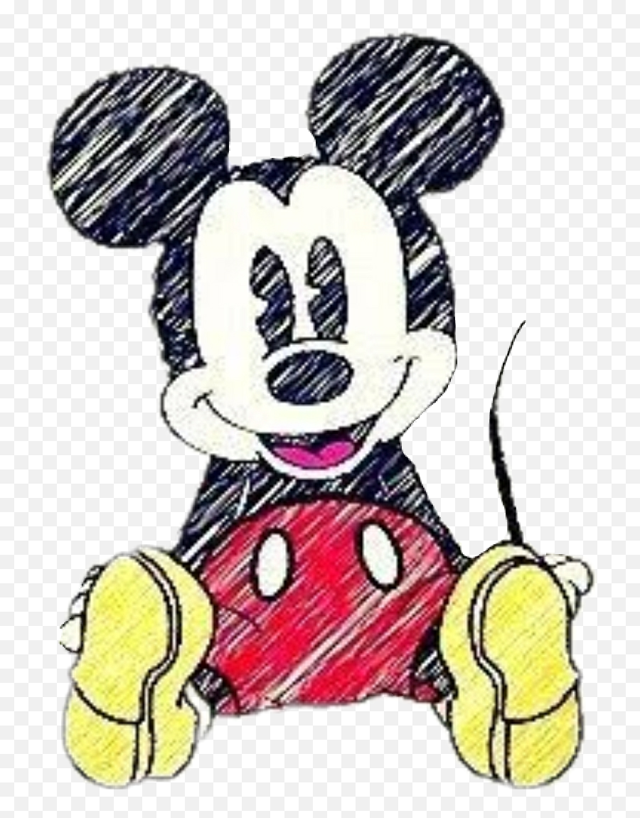 Mickey Mickeymouse Kids Disney Sticker By Fernanda - Cartoon Mickey Mouse Cute Emoji,Mickey Mouse Emoji Background
