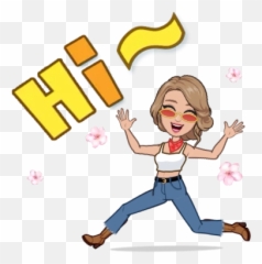 Loppololol Highrise - Snapchat Bitmoji Girl Emoji,Saying Goodnight With Emojis