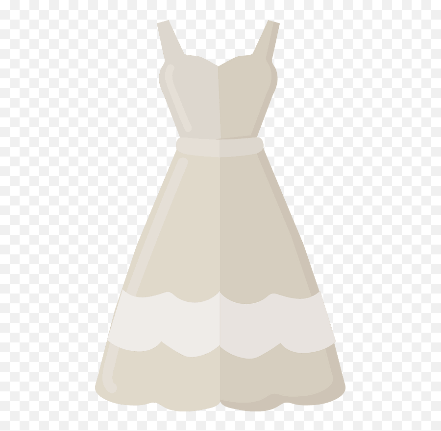 Wedding Dress Clipart Transparent 1 - Clipart World Emoji,Emoji No Background Wedding