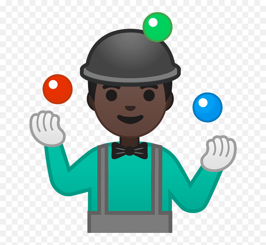 Man Juggling Emoji Clipart Free Download Transparent Png,Dark Skin Emojis