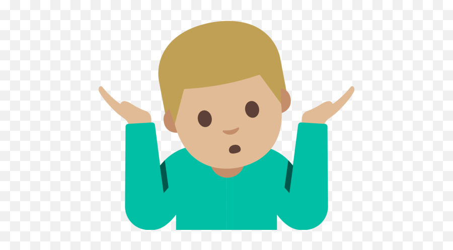 U200d Shrugged Man In Medium Light Skin Tone Emoji,Mechanical Arm Emoji