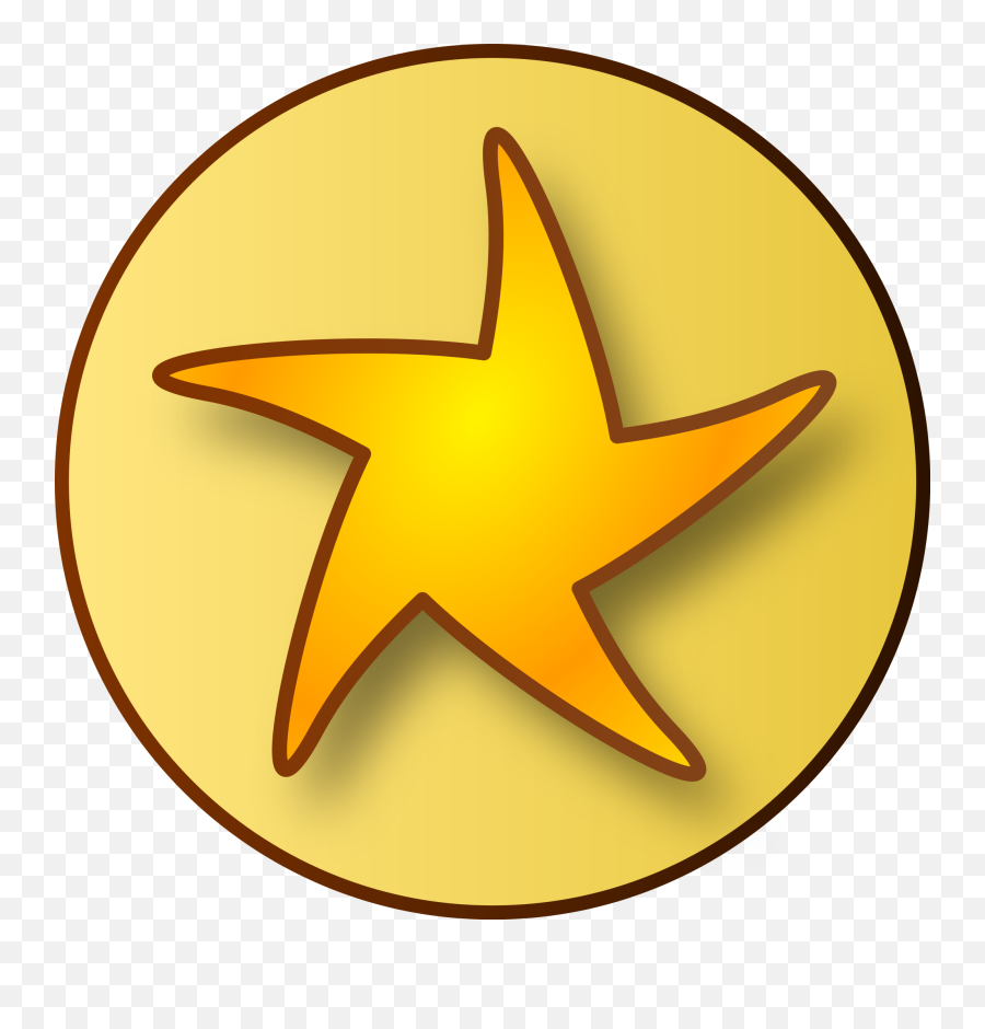 File5point Skewed Star Dssvg - Wikimedia Commons Emoji,Star Circle Emoji