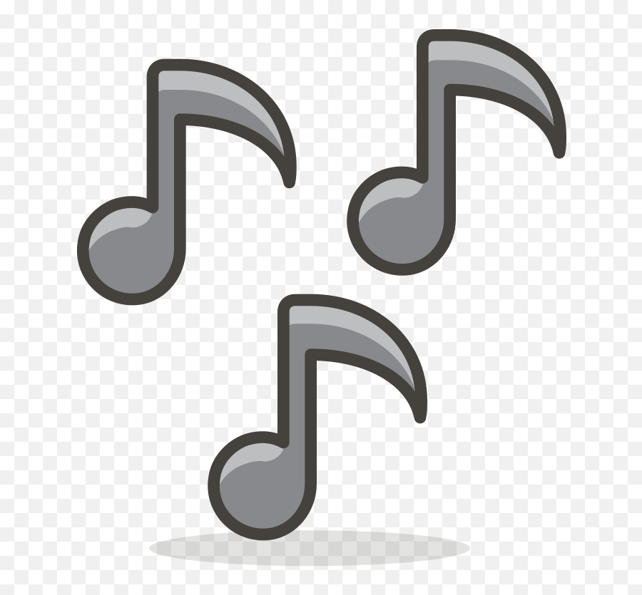 File689 - Musicalnotessvg Wikimedia Commons Emoji,Musiic Emoji