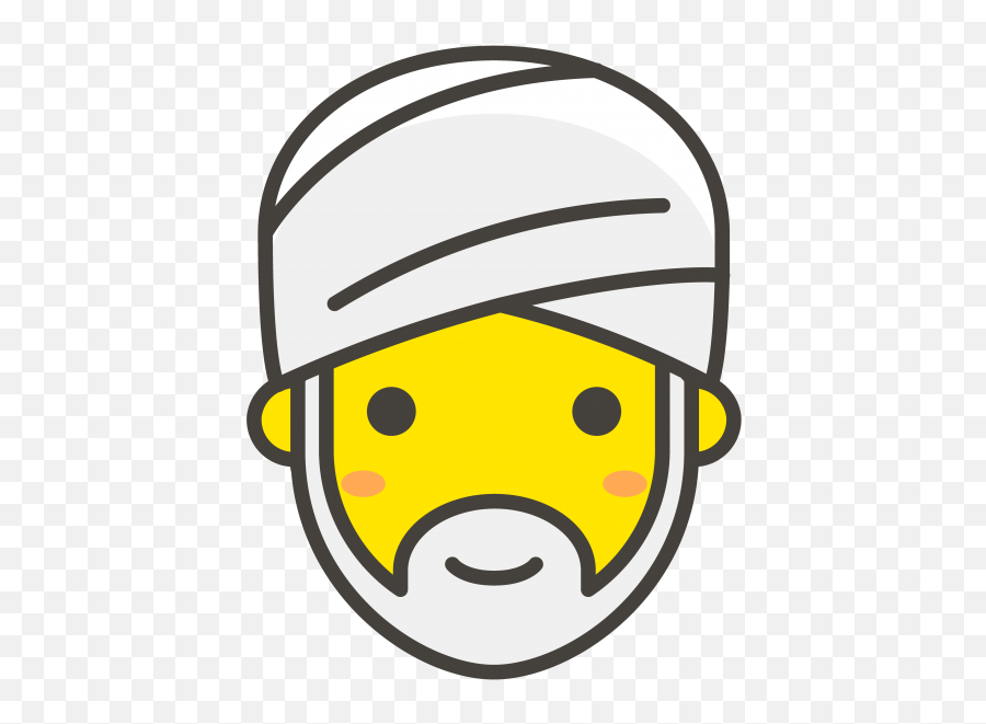 Person Wearing Turban Emoji Png Transparent Emoji,Peopel Emoji