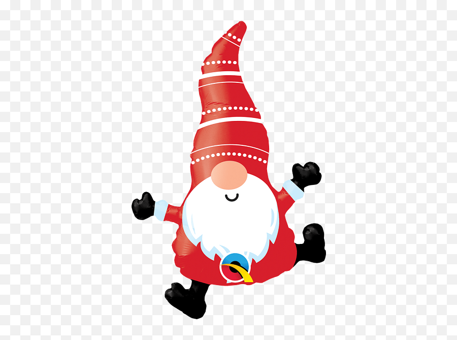 Christmas Gnome Mini Shape Requires Heat - Sealing 14u2033 Balloon Emoji,Hot Heated Emoji