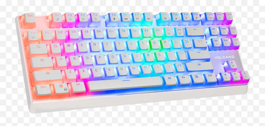 Volcano Lanparty Rgb Pudding Edition White Outemu Blue We Emoji,Javascript Emoji Keycap