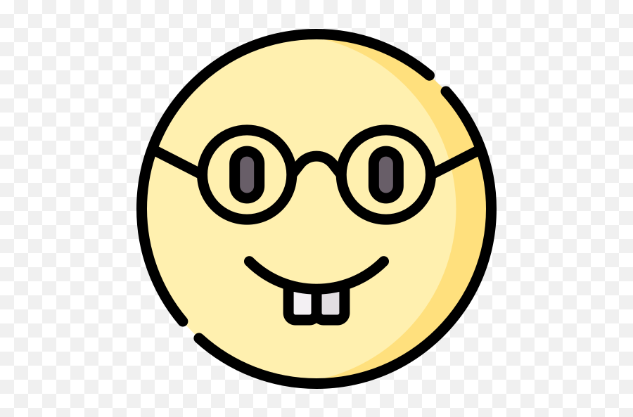Nerd - Free Smileys Icons Emoji,When Was The Nerd Emoji Added