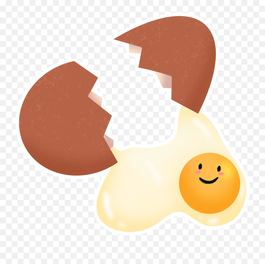 Happy Egg Sticker Emoji,Related Emoji Discord Sticker