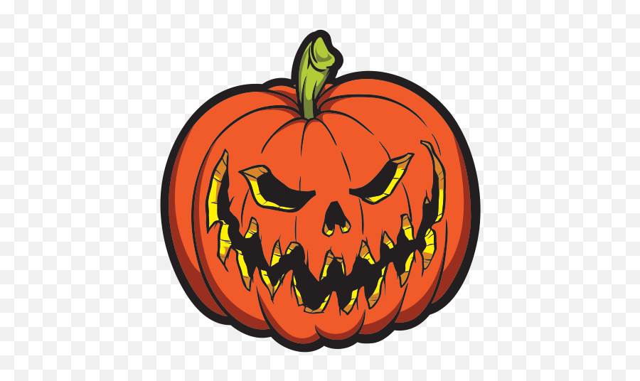 Evil Pumpkin Png - Scary Halloween Pumpkin Png Emoji,Emoji Pumpkin Carving