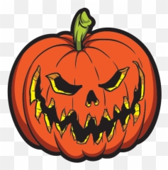 Evil Pumpkin Png - Scary Halloween Pumpkin Png Emoji,Emoji Pumpkin Carving